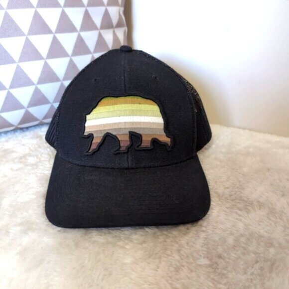 Local Crowns Buffalo Animal Collection Trucker Snapback Outdoor Adjustable Hat - Picture 3 of 7